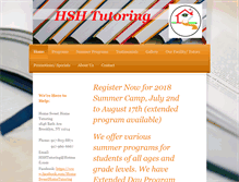 Tablet Screenshot of hshtutoring.com